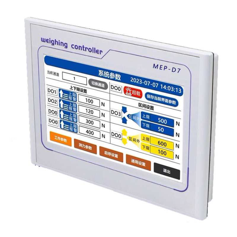 MEP-D700 Multi-Channel Touchscreen Force 1-4CH HMI RS485/CAN Tester