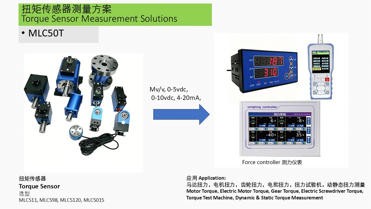MLC50T Torque Sensor Force Measurement Solution