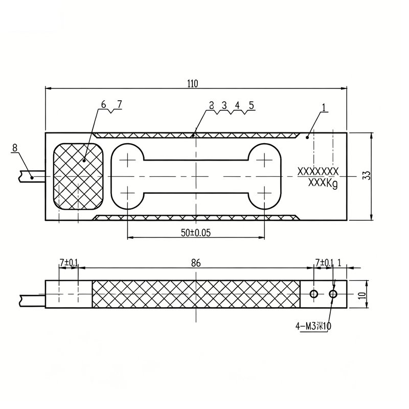MLC605D - High-precision Checkweigher Parallel Beam Load Cell MLC605D - High-precision Checkweigher Parallel Beam Load Cell