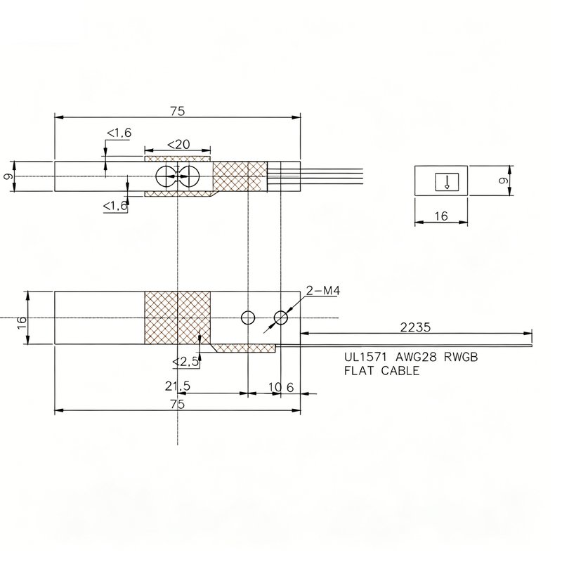 MLC614H Single Point Load Cell MLC614H Single Point Load Cell