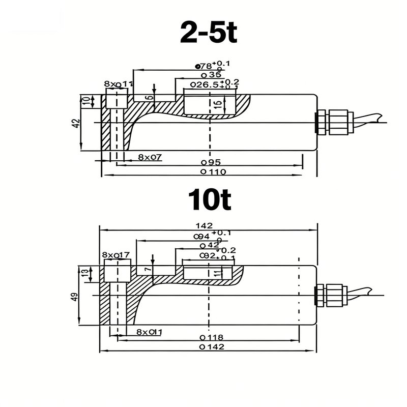 MLC212 Spoke Type Load Cell MLC212 Spoke Type Load Cell