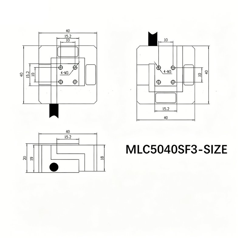 MLC5040SF3 3-Axis Force Sensor MLC5040SF3 3-Axis Force Sensor