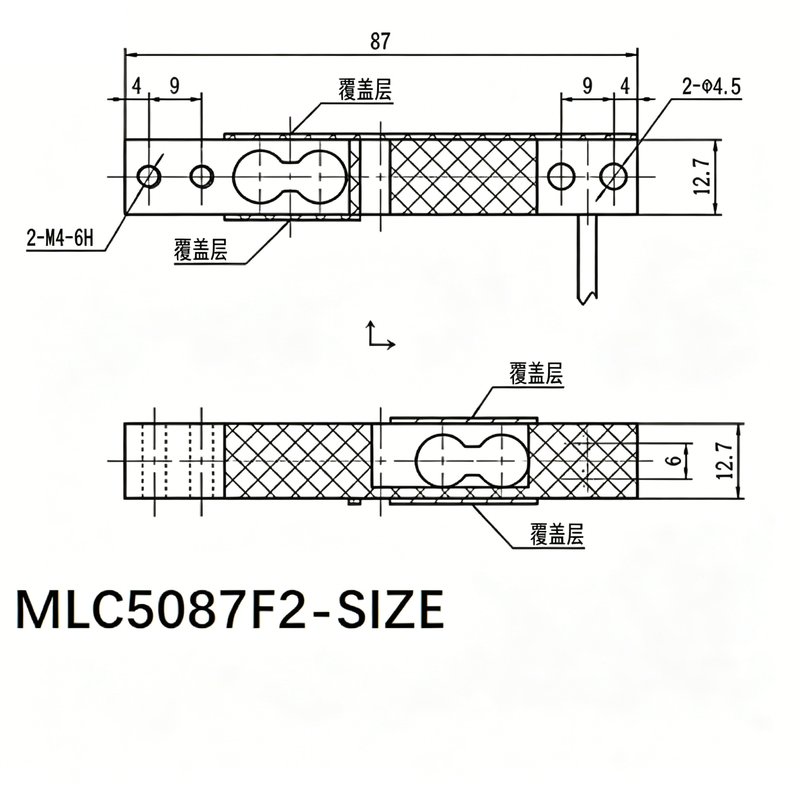 MLC5087f2 2-Axis Force Sensor MLC5087f2 2-Axis Force Sensor