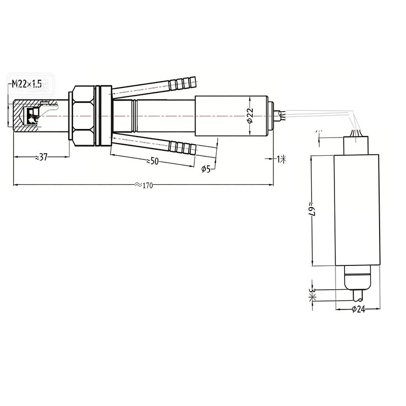 MPT202HT High Temperature Pressure Sensor MPT202HT High Temperature Pressure Sensor
