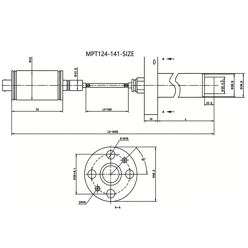 MPT124-141 Pressure Sensor MPT124-141 Pressure Sensor