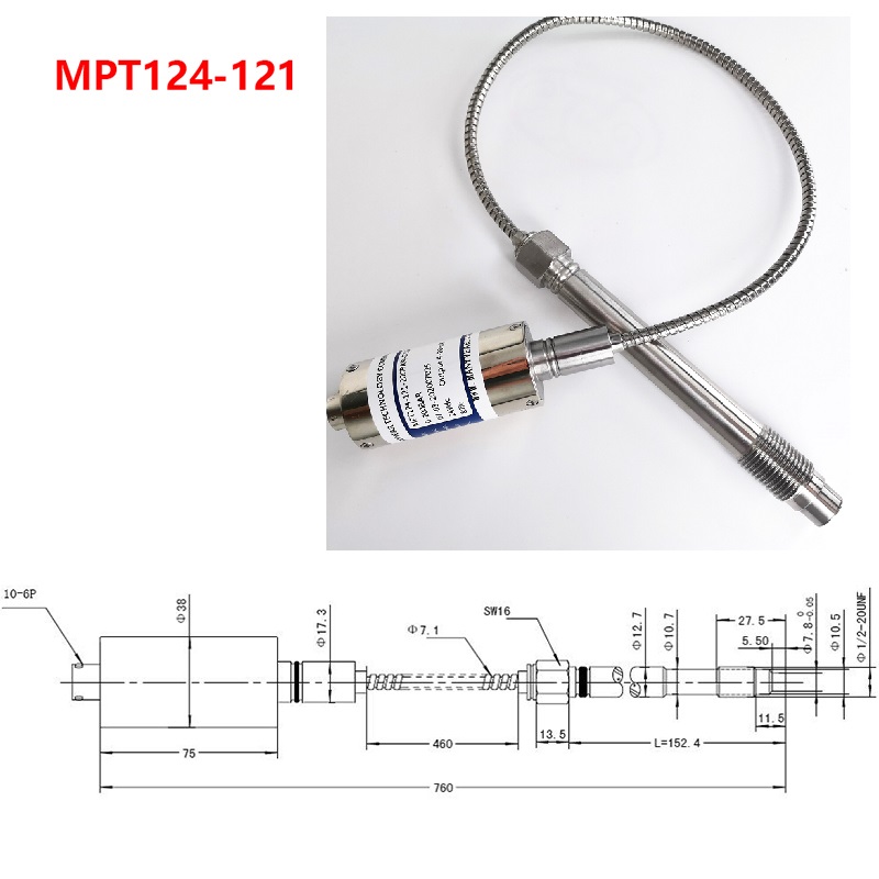 MPT124-121 plastic injection molding pressure sensor-MANYYEAR TECHNOLOGY
