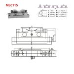 MLC115 overhead crane scale load cell-MANYYEAR TECHNOLOGY