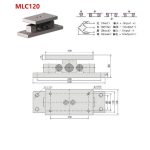 MLC120 overhead crane scale weight sensor-MANYYEAR TECHNOLOGY