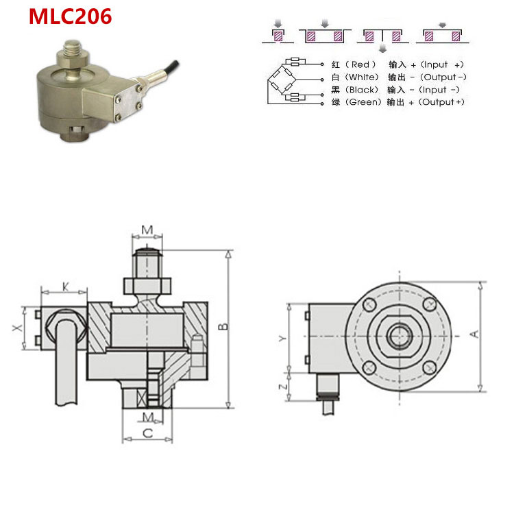 MLC206 vibratory feeding scale weight sensor-MANYYEAR TECHNOLOGY