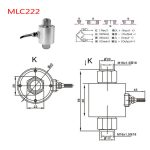 MLC222 compression and tension force load cell-MANYYEAR TECHNOLOGY