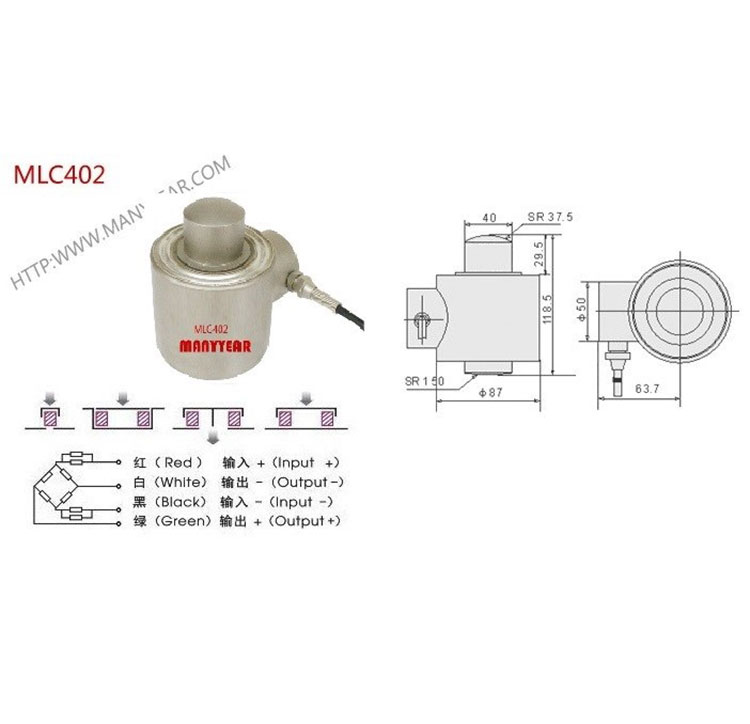 MLC402-Railroad scale load cell-MANYYEAR TECHNOLOGY