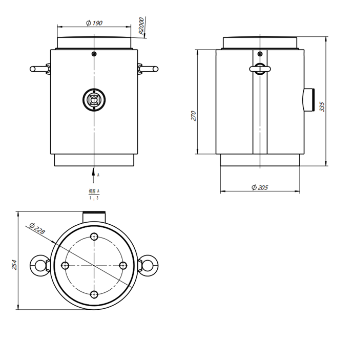 MLC411 Compression Force Sensor | 200-500T for Testing Machine & Hydraulic Press-MANYYEAR TECHNOLOGY